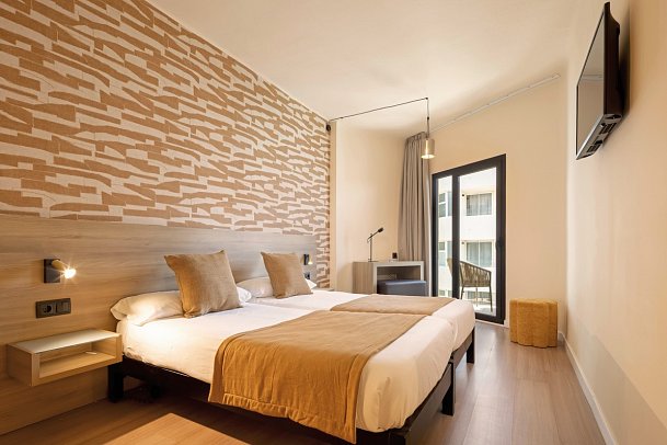 Eden Palma Playa - Wohnbeispiel Doppelzimmer seitl. Meerblick (Zimmercodierung DBN)