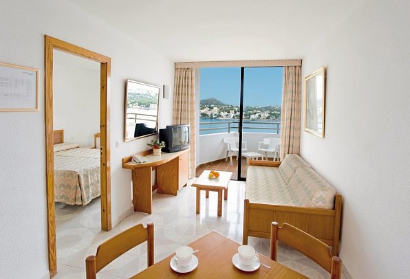 TRH Jardín del Mar - Wohnbeispiel Appartement 1 Schlafzimmer Meerblick (Zimmercodierung ABM)