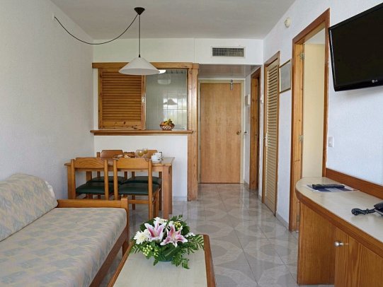 TRH Jardín del Mar - Wohnbeispiel Appartement 1 Schlafzimmer Meerblick (Zimmercodierung ABM)