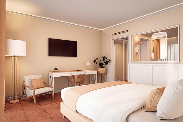 Bordoy Don Antonio - Wohnbeispiel Doppelzimmer Poolblick (Zimmercodierung DBP)