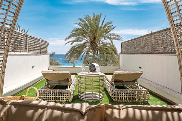 SantoS Nixe Palace - Wohnbeispiel Doppelzimmer Privileg Meerblick (Zimmercodierung DRM)