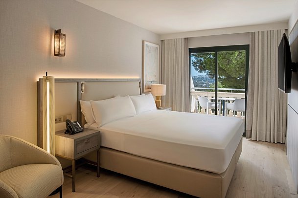 Hilton Mallorca Galatzó - Wohnbeispiel Doppelzimmer Kingsize Bett (Zimmercodierung DB1)