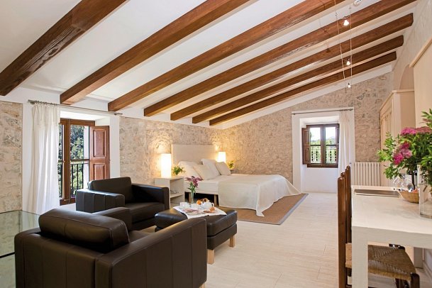 Finca Agroturismo Monnàber Vell - Wohnbeispiel Juniorsuite (Zimmercodierung JM1)