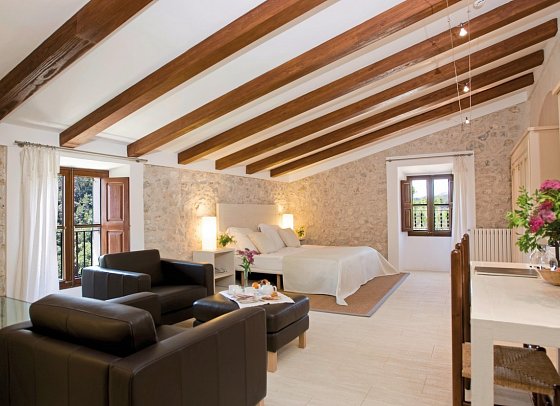 Finca Agroturismo Monnàber Vell - Wohnbeispiel Juniorsuite (Zimmercodierung JM1)