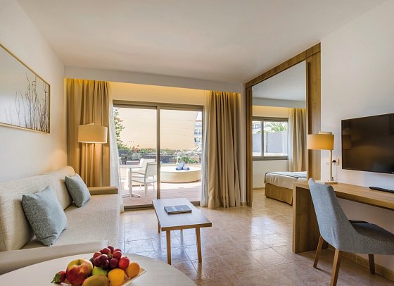 Zafiro Palmanova - Wohnbeispiel Suite 1 Schlafzimmer Penthouse (Zimmercodierungen WT1 & WT2)