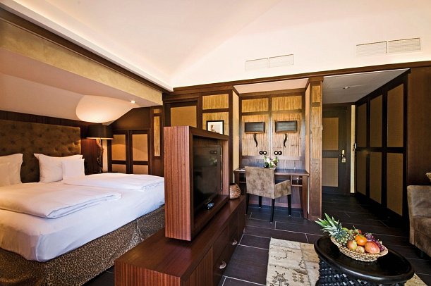 Lindner Hotel Mallorca Portals Nous, part of JdV by Hyatt - Wohnbeispiel African Junior Suite (Zimmercodierung JB1)
