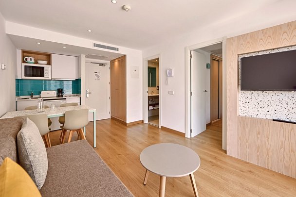 Universal Aparthotel Elisa - Wohnbeispiel Appartement 1 Schlafzimmer (Zimmercodierung AB1)