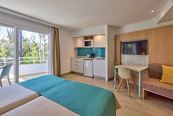 Universal Aparthotel Elisa - Wohnbeispiel Studio (Zimmercodierung SB1)