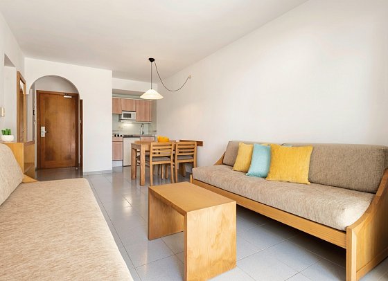 Inturotel Azul Garden - Wohnbeispiel Appartement 1 Schlafzimmer (Zimmercodierungen AP1, AB1 & ABP)