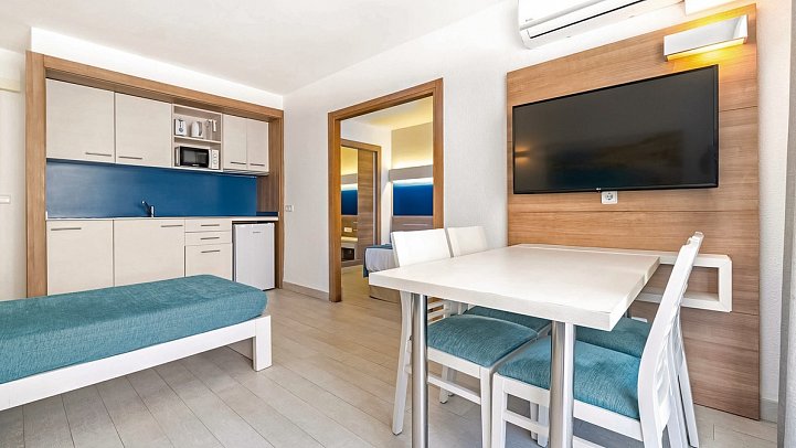 Globales Verdemar - Wohnbeispiel Apt. 1 Schlafzimmer Meerblick (Zimmercodierung ABM)