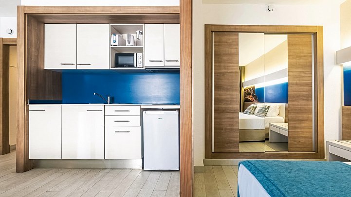 Globales Verdemar - Wohnbeispiel Appartement 1 Schlafzimmer (Zimmercodierung AB1)