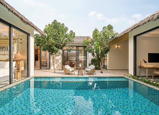 New World Phu Quoc Resort - Wohnbeispiel Garden Pool Villa (Zimmercodierungen V1R, V2R & V3R)