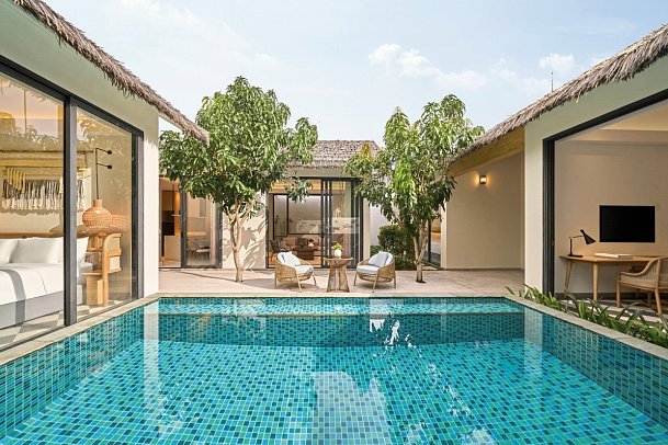 New World Phu Quoc Resort - Wohnbeispiel Garden Pool Villa (Zimmercodierungen V1R, V2R & V3R)