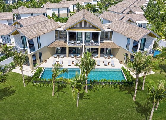 New World Phu Quoc Resort - Wohnbeispiel Beachfront Pool Villa (Zimmercodierungen V1M & V2M)