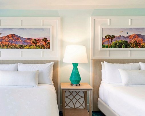 Riviera Resort & Spa Palm Springs - Wohnbeispiel Standard 2 Queen (Zimmercodierung UG4)
