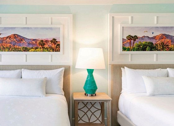 Riviera Resort & Spa Palm Springs - Wohnbeispiel Standard 2 Queen (Zimmercodierung UG4)