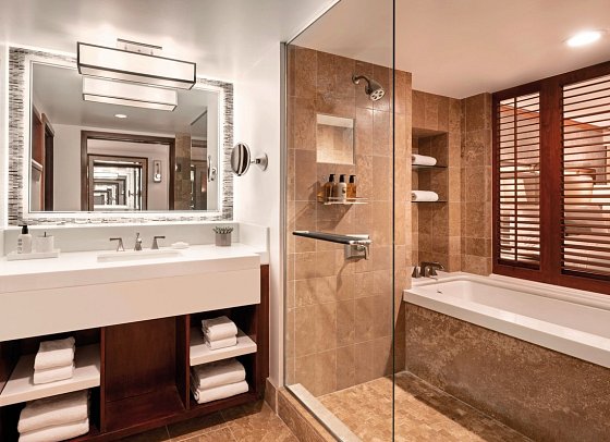 The Ritz-Carlton, Rancho Mirage - Wohnbeispiel Bad, King (Zimmercodierungen U2L & UD2)
