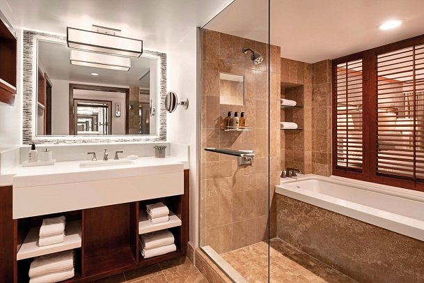 The Ritz-Carlton, Rancho Mirage - Wohnbeispiel Bad, King (Zimmercodierungen U2L & UD2)
