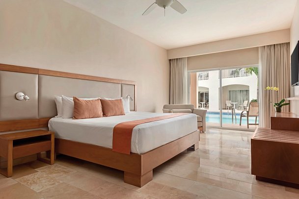 Sunscape Coco Punta Cana - Wohnbeispiel Sun Club Junior Suite Pool Access (Zimmercodierungen ULP & J1P)