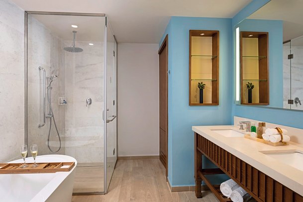 Dreams Cap Cana Resort & Spa - Beispiel Bad Preferred Club Deluxe Swim Out (Zimmercodierung WDQ)