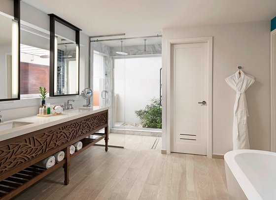 Dreams Cap Cana Resort & Spa - Beispiel Bad Preferred Club Master Suite Swim Out Villa (Zimmercodierung WM2)