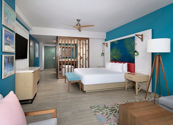Dreams Cap Cana Resort & Spa - Wohnbeispiel Preferred Club Junior Suite Swim Out (Zimmercodierung J1Q)