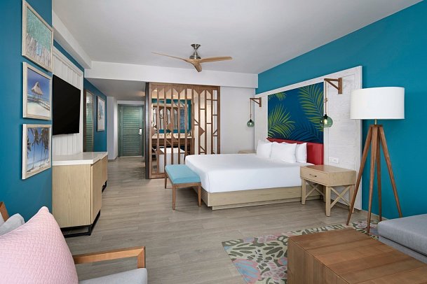 Dreams Cap Cana Resort & Spa - Wohnbeispiel Preferred Club Junior Suite Swim Out (Zimmercodierung J1Q)