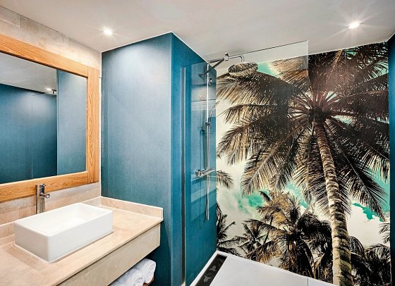 Sunscape Dominicus La Romana - Beispiel Bad Deluxe Tropical View (Zimmercodierungen DB1, UDG, DDM, UDN & FB1)