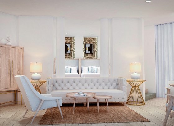 Grand Bávaro Princess - Wohnbeispiel Bungalow Suite (Zimmercodierung BS2)