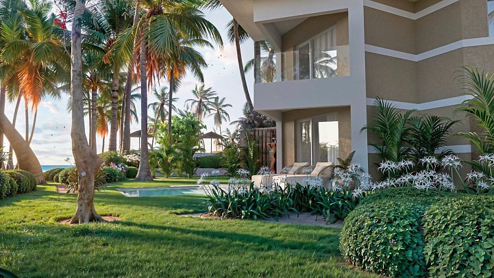 Grand Palladium Select Bávaro - Außenansicht Private Pool (Zimmercodierungen JS1 & WR1)