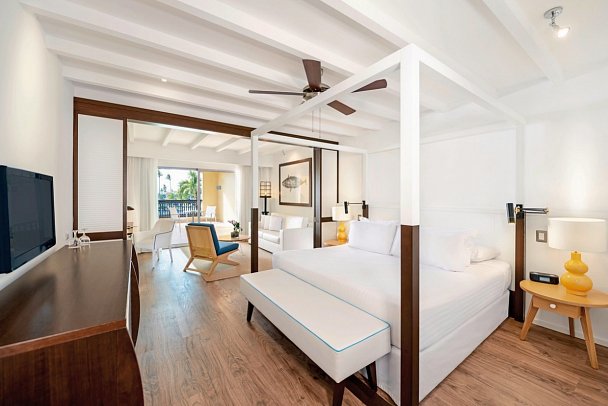 Ocean Blue & Sand - Wohnbeispiel Juniorsuite Superior Deluxe (Zimmercodierungen JSG & JSP)