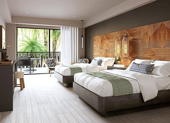 Lopesan Caoba Lagoon Resort, Spa & Casino - Wohnbeispiel Resort Junior Suite Tropical View Queen (Zimmercodierung J1G)