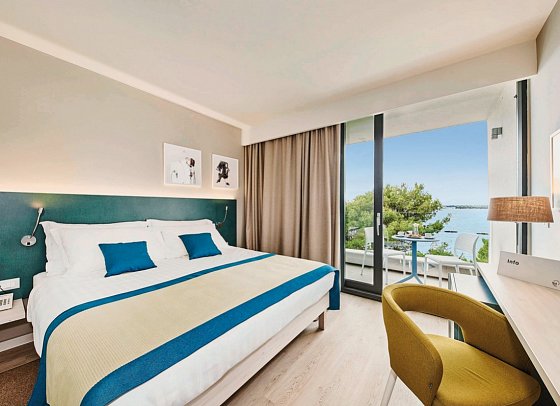 Sipar Plava Laguna - Wohnbeispiel Doppelzimmer Meerseite (Zimmercodierung DBC)