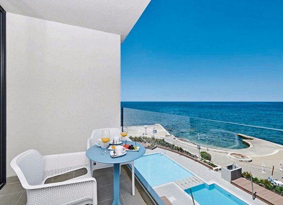 Sipar Plava Laguna - Wohnbeispiel Doppelzimmer Premium Meerblick (Zimmercodierungen DMM & FMM)