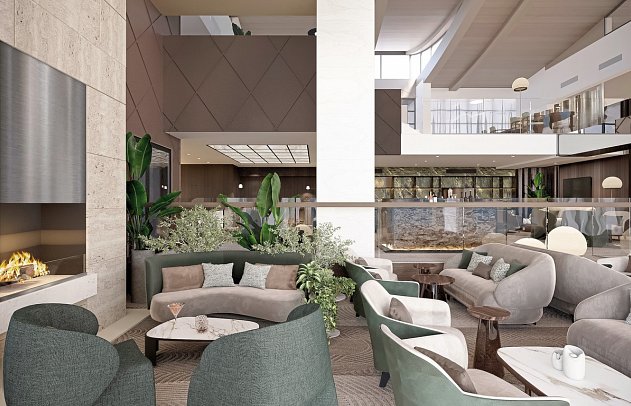 Hotel Monte Mulini - Modellbild Lobby Bar