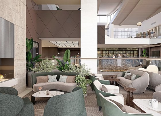 Hotel Monte Mulini - Modellbild Lobby Bar