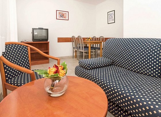 Apartments Polynesia Plava Laguna - Wohnbeispiel App.1 Schlafzimmer bis 4 Personen (Zimmercodierung AB2)