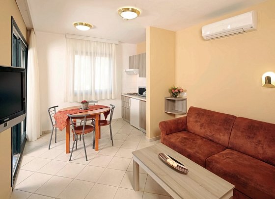 Apartments Amfora Plava Laguna - Wohnbeispiel Appartement 2 Schlafzimmer (Zimmercodierung OB1)