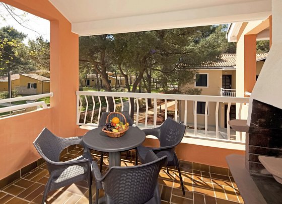 Apartments Amfora Plava Laguna - Wohnbeispiel Appartement 2 Schlafzimmer (Zimmercodierung OB1)