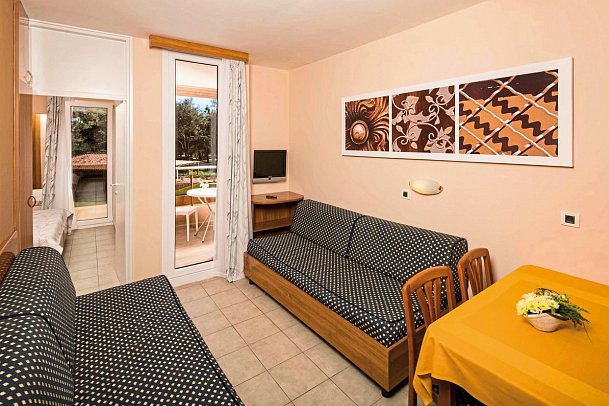 Apartments Stella Plava Laguna - Wohnbeispiel Appartement 1 Schlafzimmer Superior (Zimmercodierung AS1)