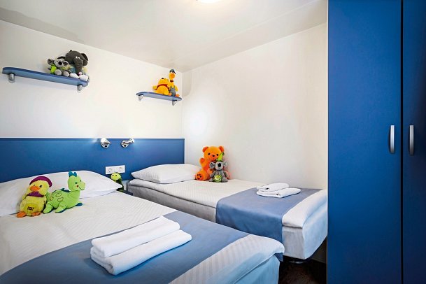 Valkanela Camping - Wohnbeispiel Mobilheim Standard (Zimmercodierung CG1)
