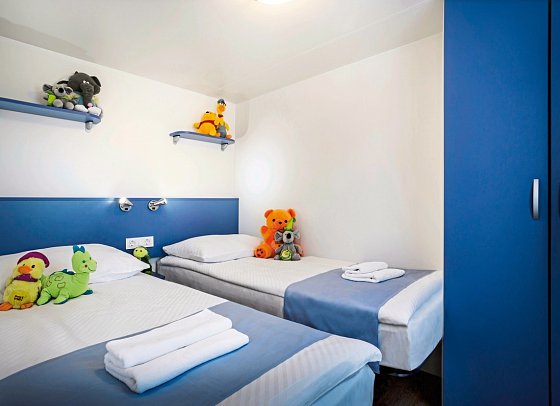 Valkanela Camping - Wohnbeispiel Mobilheim Standard (Zimmercodierung CG1)