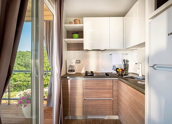 Valamar Camping Istra - Wohnbeispiel Mobilheim Bella Vista Home für 4+2 (Zimmercodierungen CM1, CM2 & CM3)