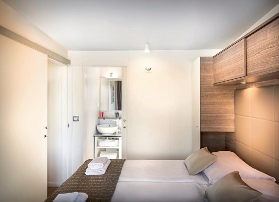 Valamar Camping Istra - Wohnbeispiel Mobilheim Bella Vista Home für 4+2 (Zimmercodierungen CM1, CM2 & CM3)
