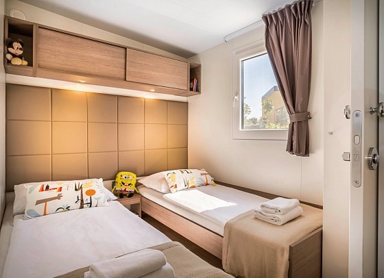 Valamar Camping Istra - Wohnbeispiel Mobilheim Bella Vista Home für 4+2 (Zimmercodierungen CM1, CM2 & CM3)