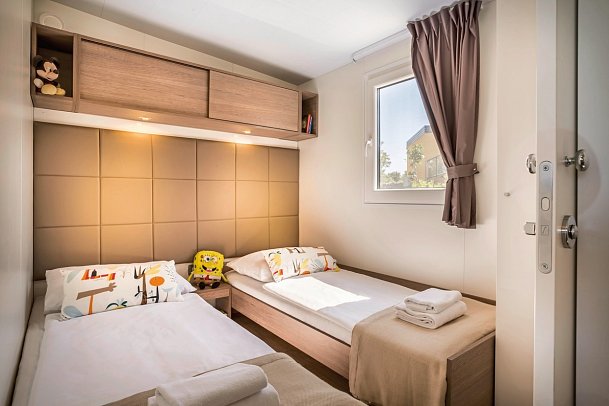 Valamar Camping Istra - Wohnbeispiel Mobilheim Bella Vista Home für 4+2 (Zimmercodierungen CM1, CM2 & CM3)
