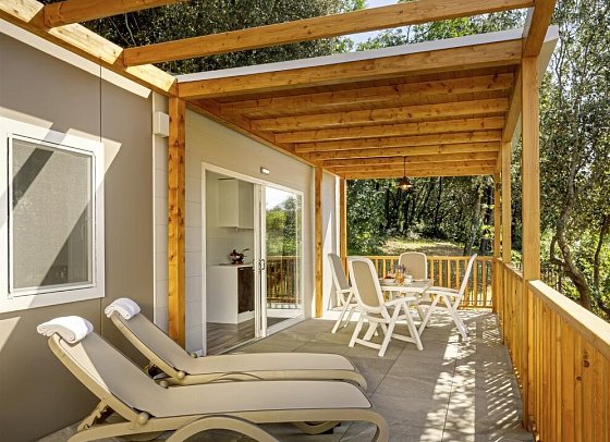 Maistra Camping Porto Sole Mobile Homes - Wohnbeispiel Mobilheim Superior (Zimmercodierung CB1)