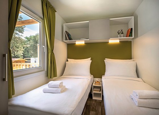 Maistra Camping Porto Sole Mobile Homes - Wohnbeispiel Mobilheim Superior Family (Zimmercodierung CB2)
