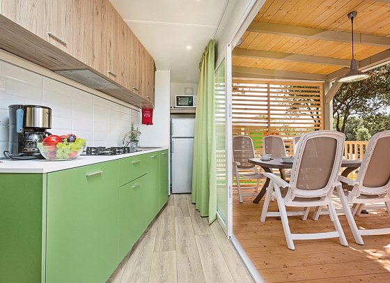 Mobile Homes Vestar - Wohnbeispiel Mobilheim Forest Escape Family (Zimmercodierung CB2)