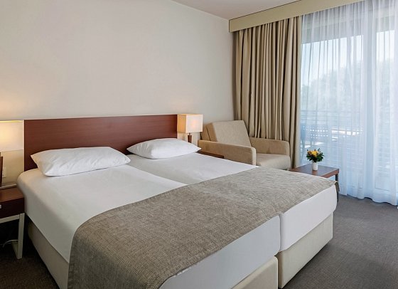Albatros Plava Laguna - Wohnbeispiel Doppelzimmer mit Schlafsofa (Zimmercodierung DB1)